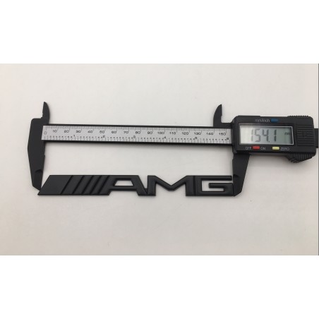 EMBLEMA MERCEDES-BENZ AMG NEGRO MEDIANO