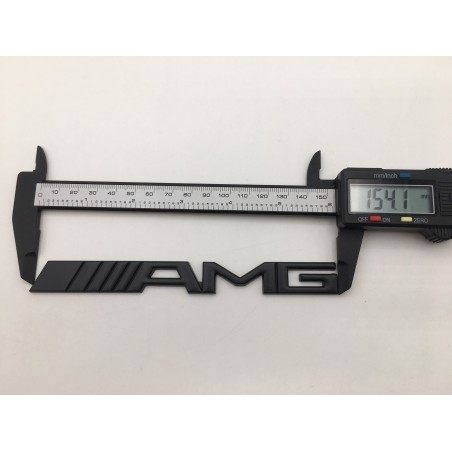 EMBLEMA MERCEDES-BENZ AMG NEGRO MEDIANO