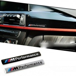 EMBLEMA BMW PERFORMANCE ALUMINIO COLOR NEGRO