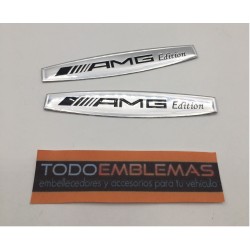 EMBLEMAS MERCEDES-BENZ AMG EDITION EN ABS 100x18mm