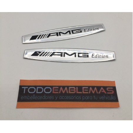 EMBLEMAS MERCEDES-BENZ AMG EDITION EN ABS 100x18mm