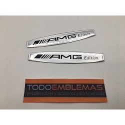 EMBLEMAS MERCEDES-BENZ AMG EDITION EN ABS 100x18mm