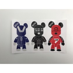 PEGATINAS OSOS MINI
