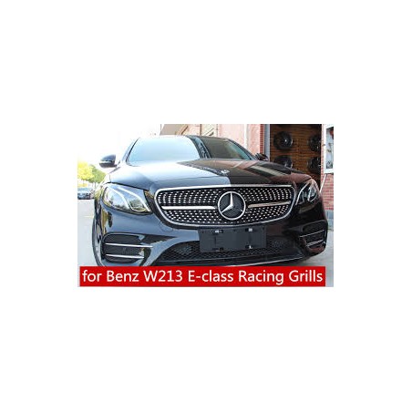 PARRILLA MERCEDES DIAMANTE NEGRA CLASE E W213