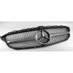 PARRILLA MERCEDES DIAMANTE CROMADA Clase C W205