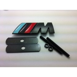 Emblema de parrilla BMW M negro mate