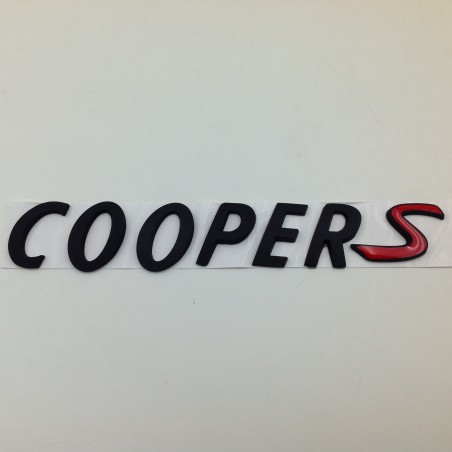 COOPER S borde negro COOPER S borde negro