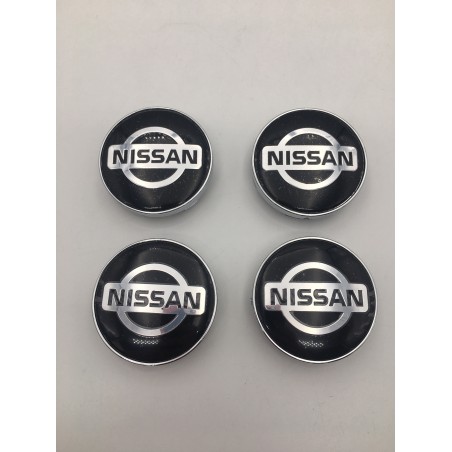 Centro de rueda Nissan negros 60mm