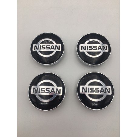Centro de rueda Nissan negros 60mm