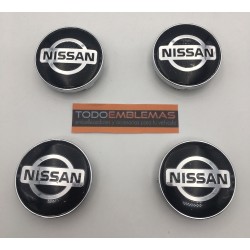 Chapas centro de rueda Nissan 56 mm