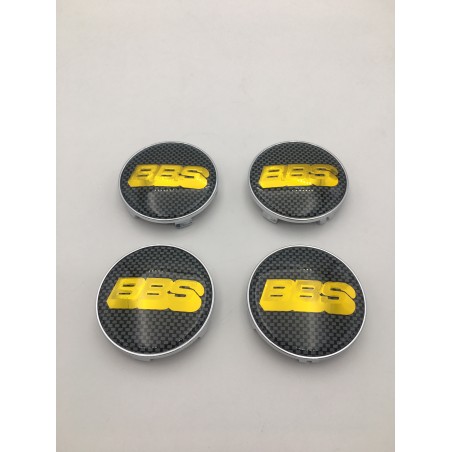 Centro de rueda BBS negro carbono 68mm