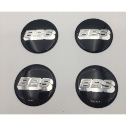 Chapas de centro de rueda BBS negro 65mm
