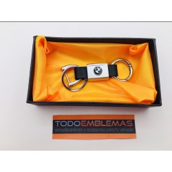 Llavero de cuero con logo bmw 2 Perfecto para regalo!