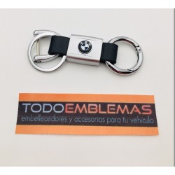 Llavero de cuero con logo bmw 2 Perfecto para regalo!