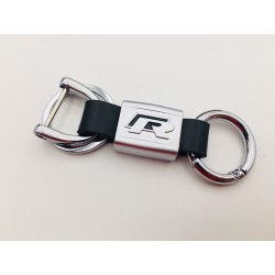 Llavero de cuero con logo vw r-line 2 Perfecto para regalo!