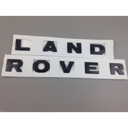 LETRAS LAND ROVER Negro mate