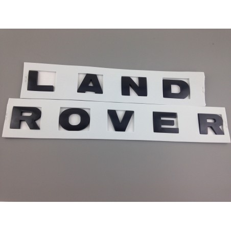 LETRAS LAND ROVER Negro mate