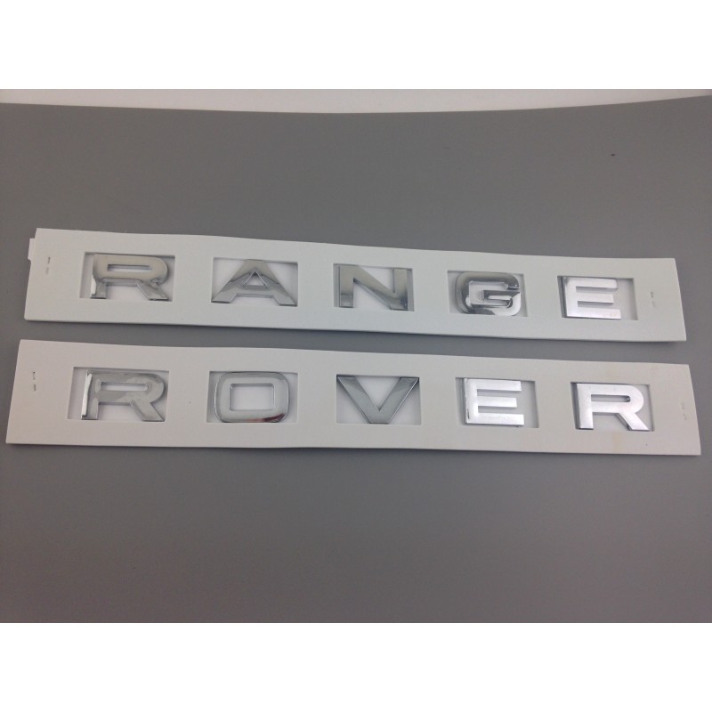 Letras Range Rover Emblema Delantero o Trasero Letras RANGE ROVER Cromado