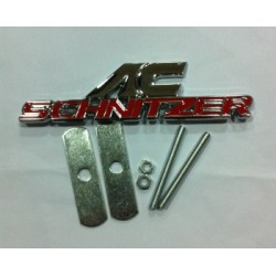 EMBLEMA PARRILLA BMW AC SCHNITZER Roja