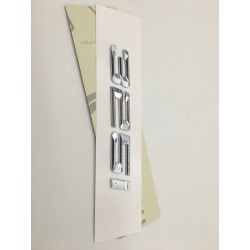 EMBLEMA TRASERO LETRAS BMW SERIE 3 325i CROMADAS
