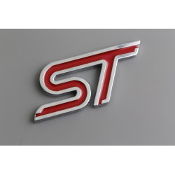 Emblema trasero ford st rojo