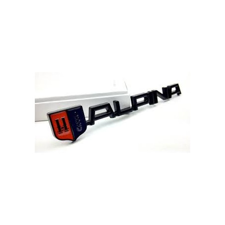 Emblema bmw alpina negro