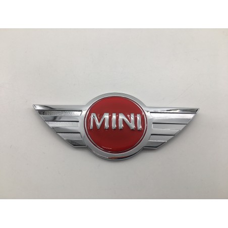 EMBLEMA TRASERO MINI COOPER LOGO ROJO