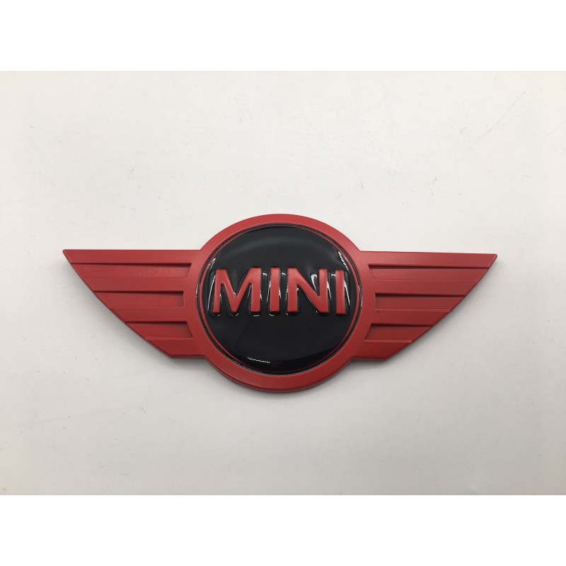 EMBLEMA TRASERO MINI COOPER ROJO NEGRO