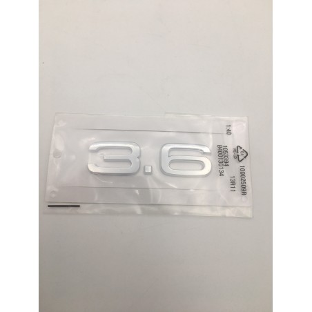 EMBLEMA LATERAL O TRASERO 3.6 AUDI