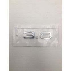 EMBLEMA LATERAL o TRASERO AUDI 3.8 AUDI