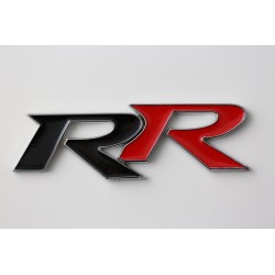 EMBLEMA LATERAL O TRASERO HONDA RR NEGRO Y ROJO