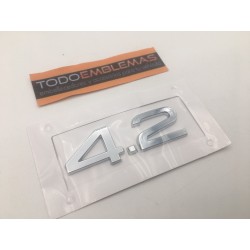 EMBLEMA LATERAL o TRASERO AUDI 4.2