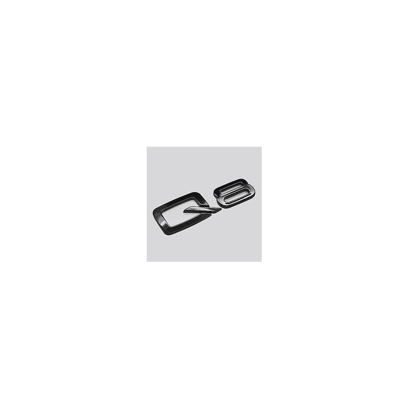 EMBLEMA TRASERO AUDI Q8 NEGRO