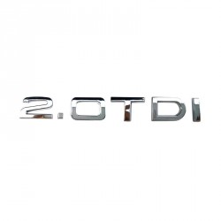 EMBLEMA TRASERO AUDI 2.0 TDI CROMADO