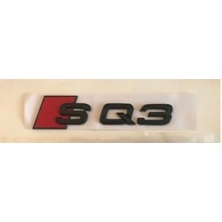 Emblema trasero audi sq3 negro
