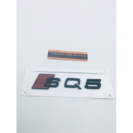 Emblema trasero audi sq5 negro