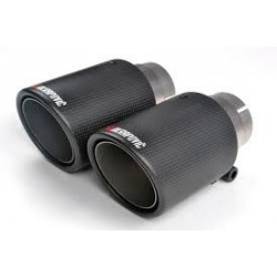 Cola de escape akrapovic 90mm mate