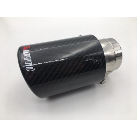 Cola de escape akrapovic 90mm brillo