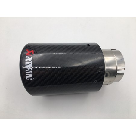 Cola de escape akrapovic 90mm brillo