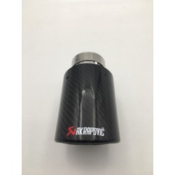 Cola de escape akrapovic 90mm brillo