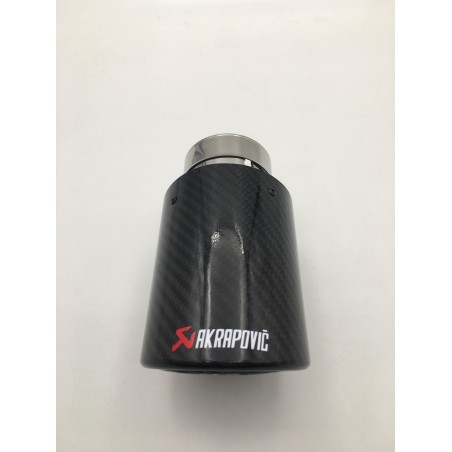 Cola de escape akrapovic 90mm brillo