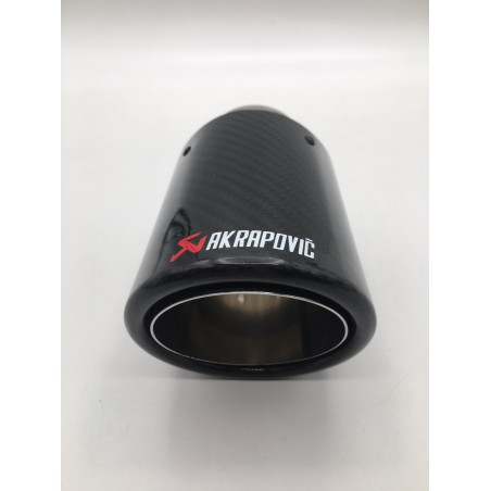 Cola de escape akrapovic 90mm brillo