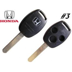 Carcasa llave mando honda 3 botones