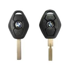 Carcasa llave bmw 3 botones espadin plano