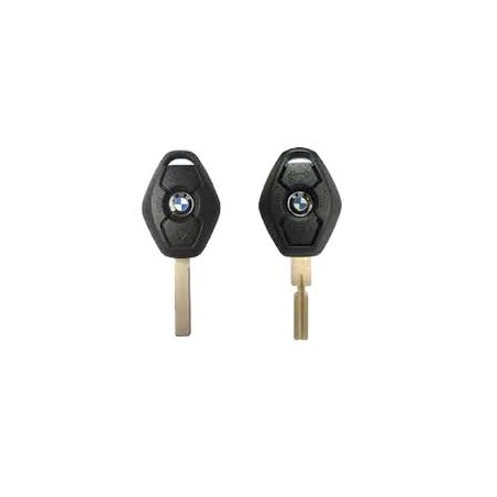 Carcasa llave bmw 3 botones espadin plano