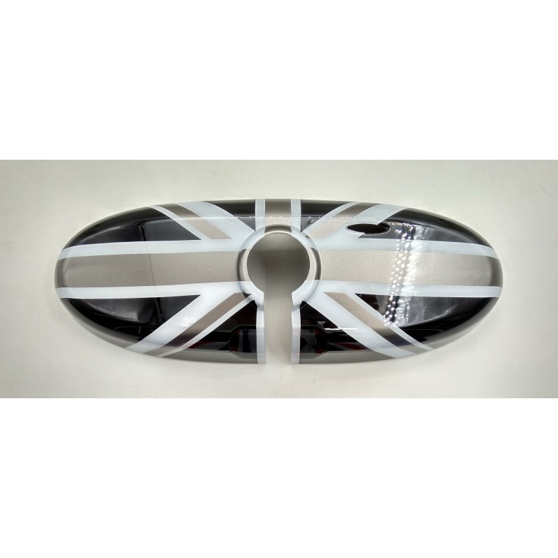 Tapas retrovisor mini bandera inglaterra negro