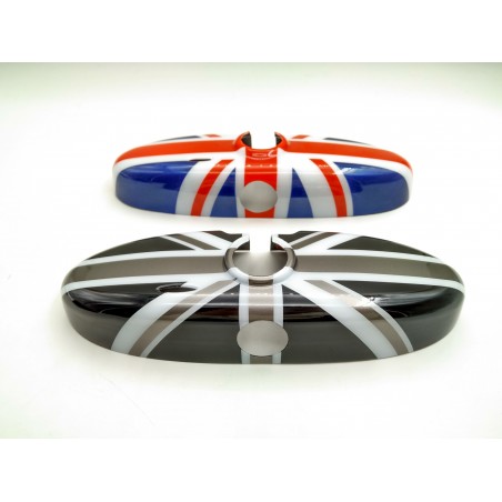 Tapas retrovisor mini bandera inglaterra negro