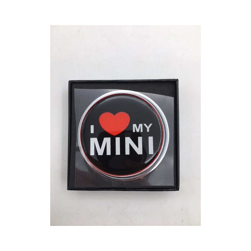 Emblema parrilla redondo Mini love