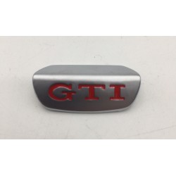 Emblema volante vw gti rojo