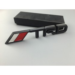 Emblema Trasero TOYOTA TRD NEGRO